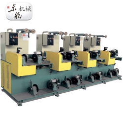 Multi-core waste wire rewinding machine